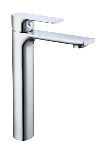 Zeek Chrome Single Handle Tall Bathroom Faucet F-BC93
