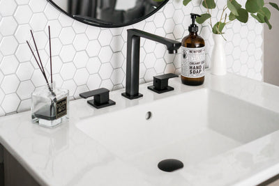 Ceramic Vanity Top with Integrated Sink