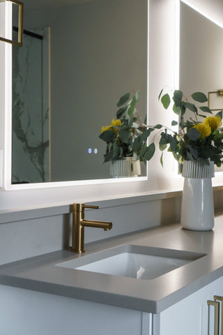 ZEEK ZP-1813 Undermount Rectangular Barthroom Sink