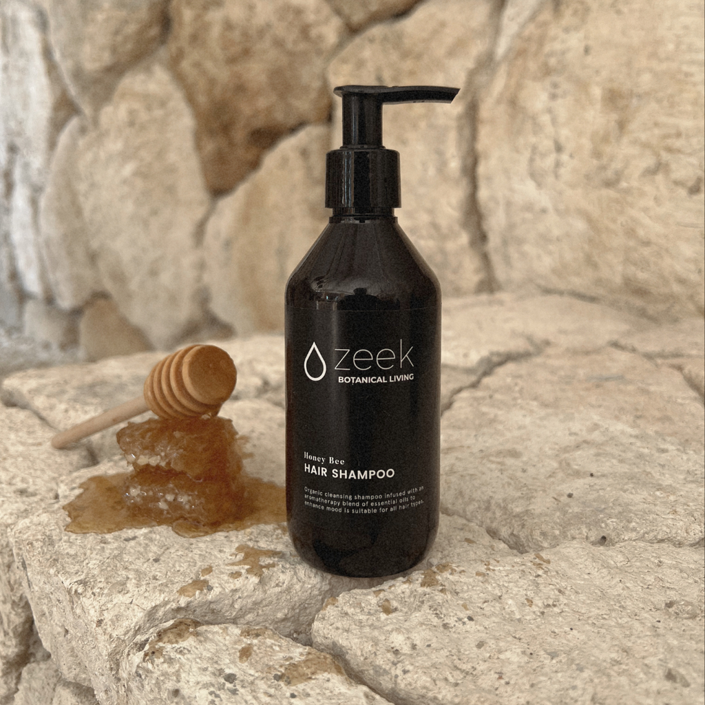 ZEEK MAYAN BEE ORGANIC HONEY HAIR SHAMPOO / 16 OZ BOTTLE ZEEK MAYAN BEE ORGANIC HONEY HAIR SHAMPOO / 16 OZ BOTTLE
