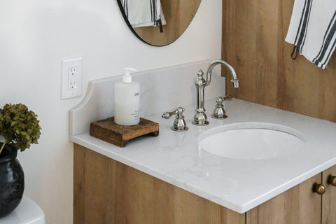 Zeek ZP-1512  Small Oval U/M Bathroom Sink