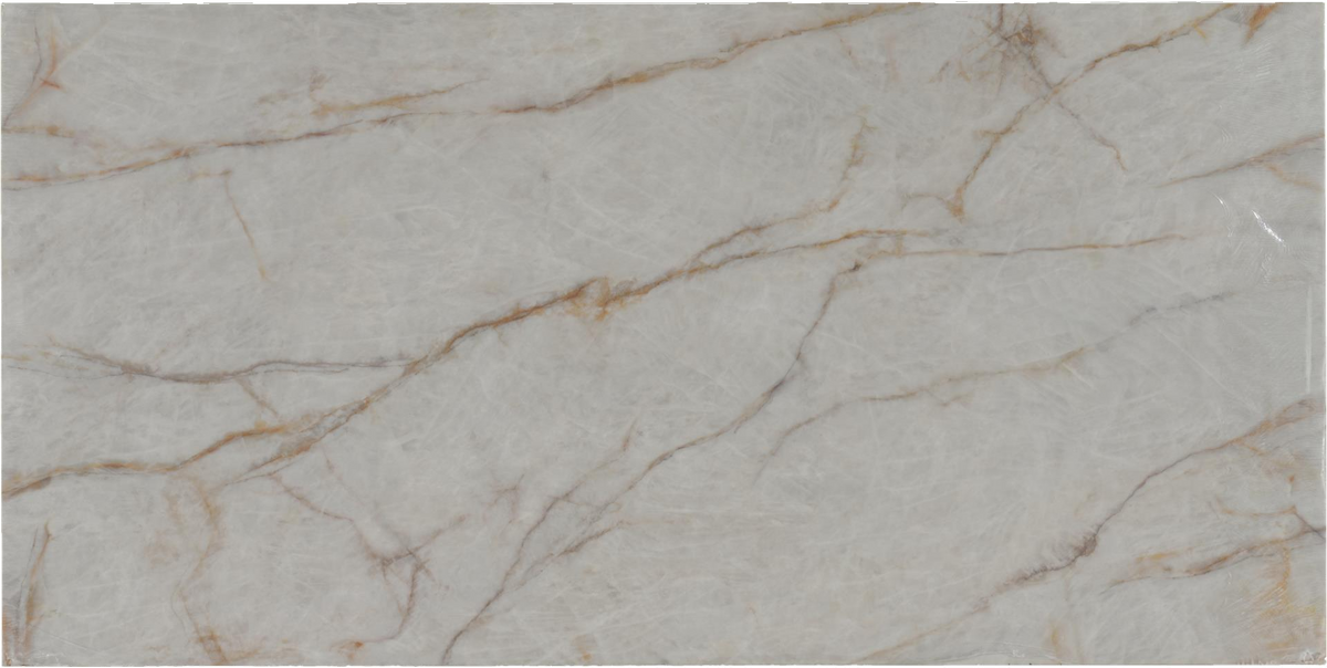 Arktik Kristall™ full quartz slab, 3cm polished; background removed from original photo