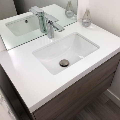 ZEEK ZP-1813 Undermount Rectangular Barthroom Sink
