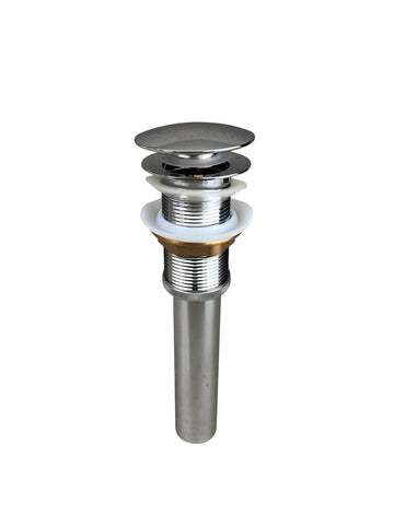 Zeek DC100 Chrome Pop-Up Drain No Overflow