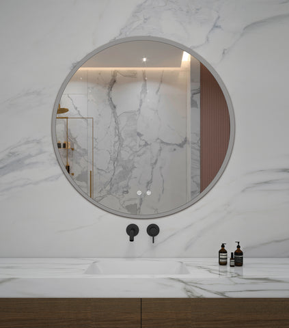 Zeek 30" BackLit LED Round Bathroom Wall Mirror MARD30 Energy Efficient, Decorative LED Mirror, Mirror for Vanity, Mirror for Solon, Mirror for Makeup