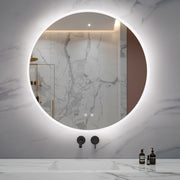 Zeek 30" Bright LED Round Bathroom Wall Mirror MARD30 Color 4000K / Natural White , with Dimmable Function