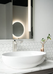 Zeek ZC215 20'' Oval Vessel Ceramic Bathroom Sink