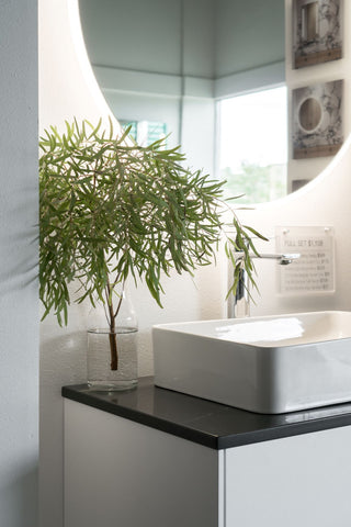 Zeek ZC214 Rectangle Vessel Ceramic Bathroom Sink