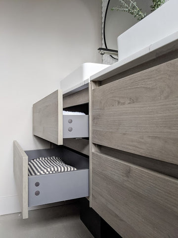 Zeek Ares 30"x18" Wall-Mounted Bathroom Vanity