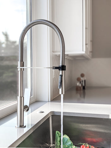 Zeek F-KB07 Brushed Nickel Pull-Down Kitchen Faucet