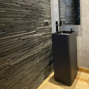 DDALF06 35'' Tall Concrete Pedestal Sink - Bathroom