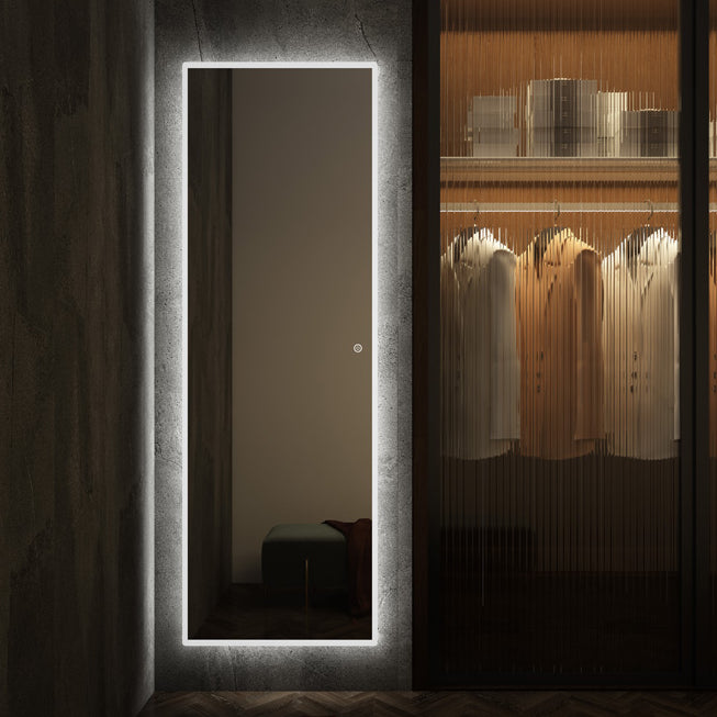 Zeek 65x22 LED Lighted Full Length Wall Mirror for Bedroom MA2265