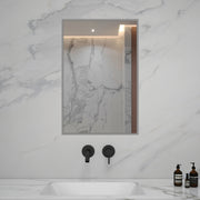 Large LED Rectangle Mirror for Modern Bathroom, Best Solon Mirror with LED Lights, Modern Lighted Mirrors for Bathrooms, Led Bathroom Vanity Lights, Mirror for Hotel, Mirror for Makeup