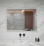 LEd Rectangualr Mirror, Mirror with LED Lights, Modern Bathroom Mirror, Mirror for Solon, Best LED mirrors, Quality LED Mirror, Decorative Mirror, Bathroom Mirror, Master Bath Vanity Mirror