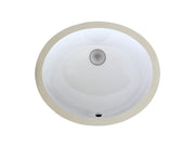 Zeek ZP-1512  Small Oval U/M Bathroom Sink