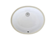 Zeek ZP-1714 Large Oval U/M Bathroom Sink