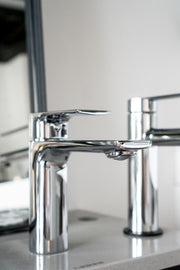 Zeek Chrome Single Handle Bathroom Faucet F-BC94