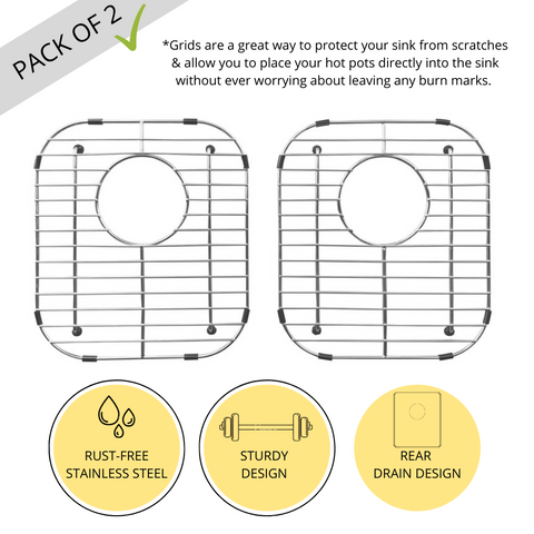 Sink Bottom Grid Sink Protector Stainless Steel Kitchen Draining