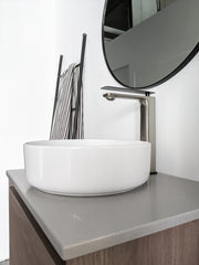 Zeek ZC140 14'' Round Vessel Ceramic Bathroom Sink