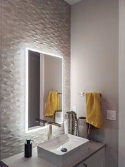 Zeek 24"x36" Backlit LED Rectangular Bathroom Wall Mirror M-BL02