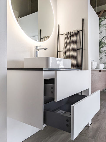 Zeek Minsk 30"x18" Wall-Mounted Bathroom Vanity